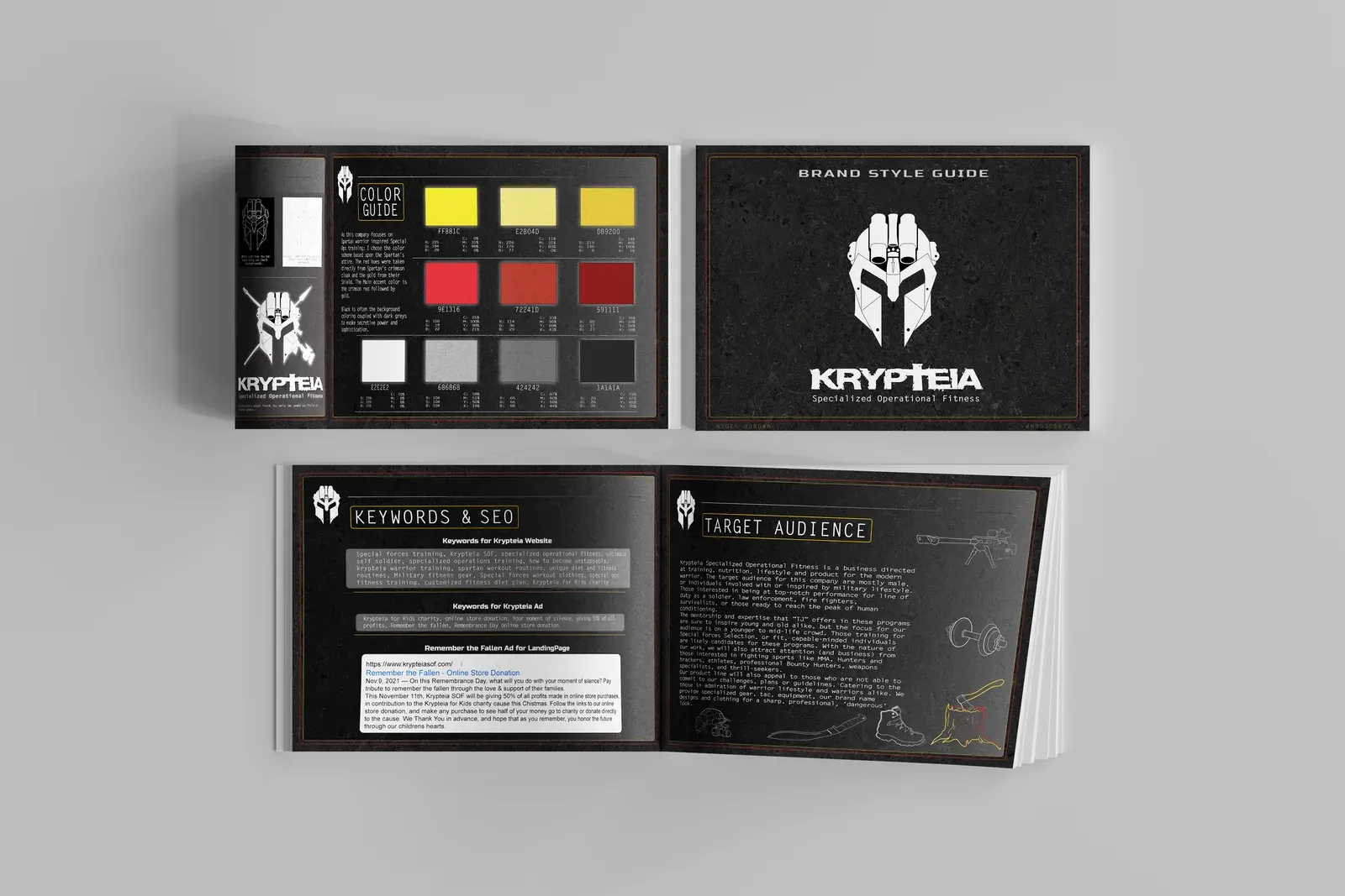 Krypteia S.O.F | Brand Identity & Style Guide