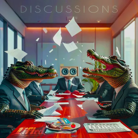 Discussions cover art
